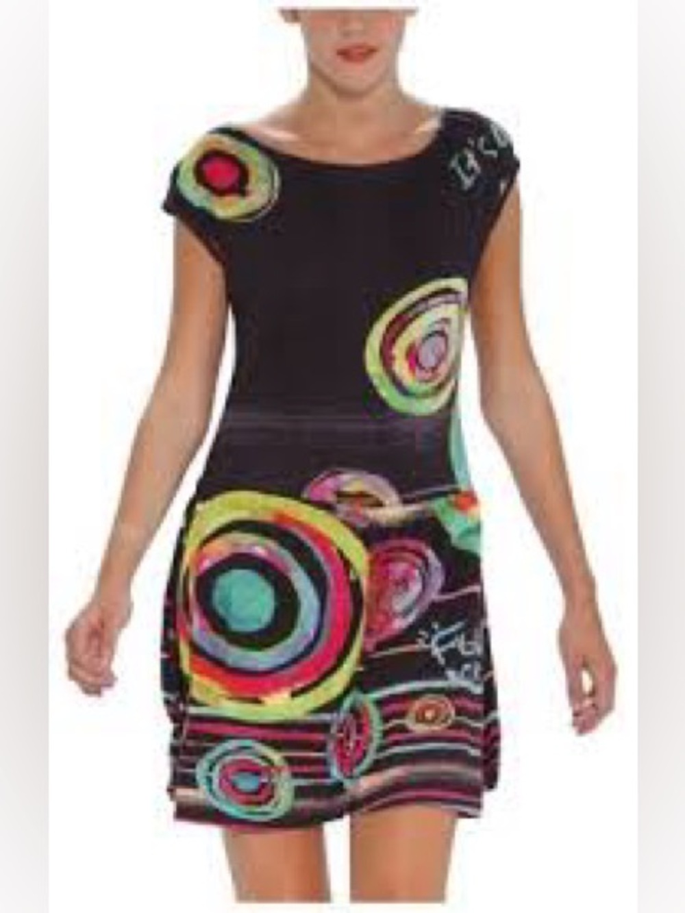 DESIGUAL, the Y2K 2000 Multicolor dress!